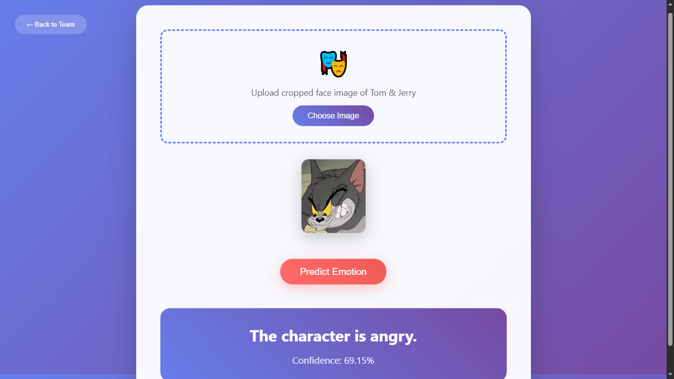 Tom and Jerry Emotion Detection
